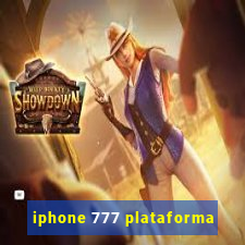 iphone 777 plataforma